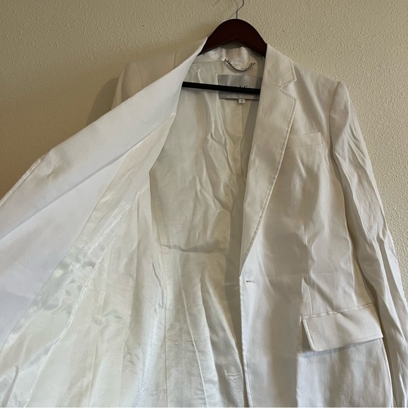 NWOT A.L.C. Women's Davin II Single-Breasted Blazer in White Size 8 - Picture 9 of 16
